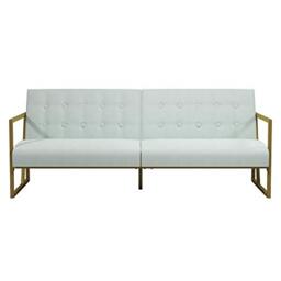 DHP Furniture Lexington Sofabed, Bleached Teal, 88x186x79cm (DxWxH)