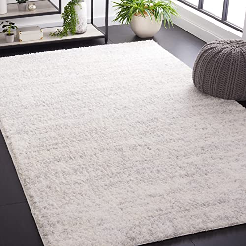 Safavieh Berber Shag Collection Shaggy Rug for Living Room Dining Room Bedroom High Pile Ivory 3ft x 5ft
