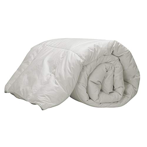 Pikolin Home, duvet upholstery 92% Goose Down Filling Duvet/Quilt Cover 100% Cotton Percale, 250g/m2., white, Lit 90-155 x 200 cm
