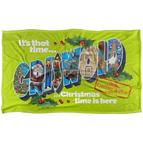 LOGOVISION Christmas Vacation It'S That Time Silky Touch Super Soft Throw Blanket 91 x 147 Cm