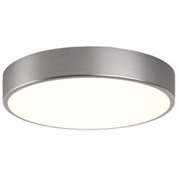Astro Mallon LED Bathroom Ceiling Light - IP44 Rated - (Matt Nickel), LED Module, Designed in Britain - 1125015-3 Years Guarantee