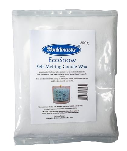 Mouldmaster Eco Sand Candle Self Melting Wax 250g, White