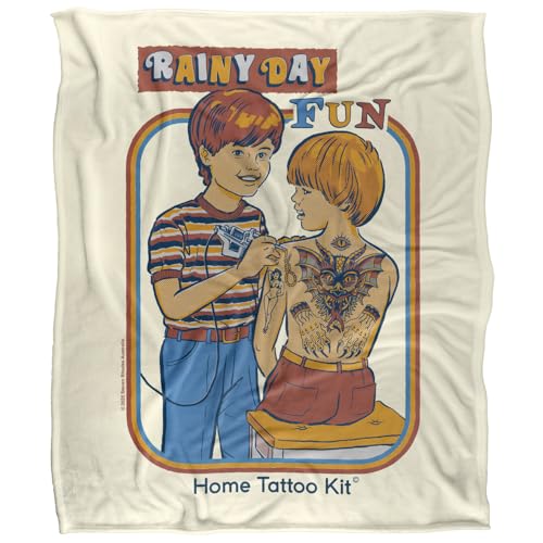 Steven Rhodes Rainy Day Fun Silky Touch Super Soft Throw Blanket 152 X 127 Cm