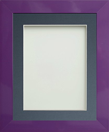 Frame Company Candy Range Purple Picture Photo Frames with Mount *Choice of Colours*