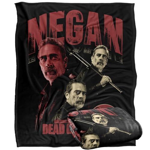 popfunk The Walking Dead Dead City Negan Homage Silky Touch Super Soft Throw Blanket 152 X 127 Cm