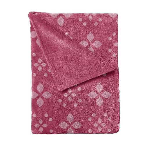 Homemania Plaid Blanket for Sofa, Bed, Bedroom, Microfibre Pink, 250 x 200 cm