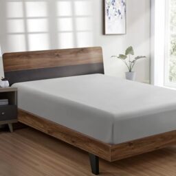 Sonive Single Fitted Sheet, Polyester+Cotton, OEKO-TEX 25cm Extra Deep