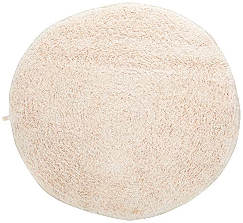 Bath mat round 57cm pastel pink