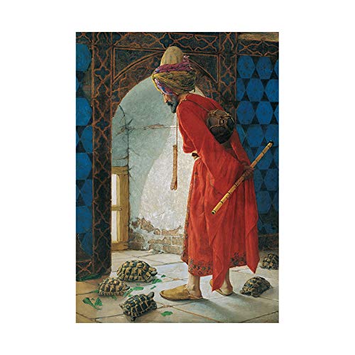 Wee Blue Coo Painting Osman Hamdi Bey Tortoise Trainer Old Master Wall Art Print