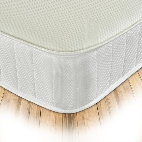 Starlight Beds Sleep Warmer Premium Hybrid Mattress with Memory Foam, Winter-Ready Comfort. White, Small Single Mattress (75 x 190 x 20cm)