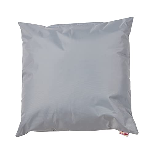 ECR4Kids 27” Jumbo Floor Pillow for Kids and Adults, Classroom Pillows for Reading, Flexible Learning, Reading Nooks, Playrooms, Indoor and Outdoor Throw Pillows, Grey
