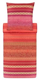 Bassetti Bedding, Cotton, red, 200 x 200