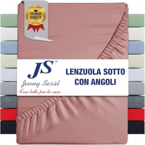 Jenny Sesal Single Fitted Sheet Cotton Pink - Durable