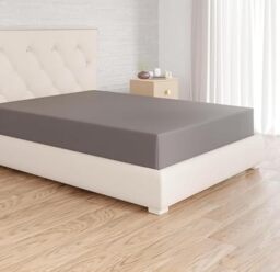 Sonvie Bamboo Single Fitted Sheets 2 Pack, Deep Pocket 35cm, Dark Gray