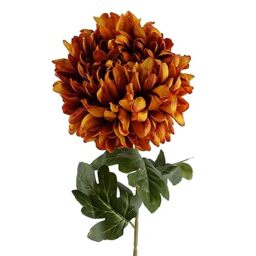 Leaf Design Artificial Chrysanthemum Stem Flowers