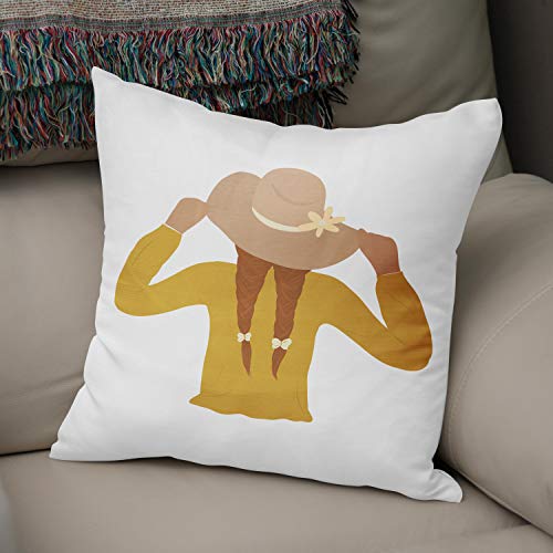 Bonamaison, Decorative Cushion Cover - 50% Cotton 50% Polyester - 43x43cm - Designed and Manufactured in Turkey