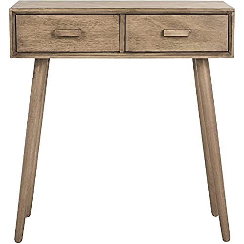 SAFAVIEH Modern Wooden Desk, in Chocolate, 35 X 70 X 80