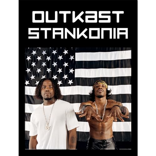Pyramid International Outkast (Flag) 30cm x 40cm Collector Framed Print Poster One Size