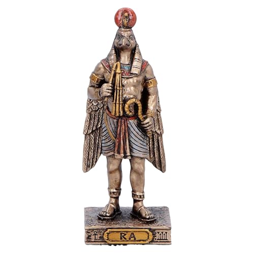Nemesis Now Ra God of the Sun (Mini) - Ancient Egypt Art Decor, Bronzed Hand-Painted Resin Statue, Mythology Collectible