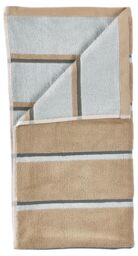 ZONE DENMARK Sauna Bath Towel, 50 x 100 cm, 100% Cotton, Highly Absorbent and Quick Drying, Hand Towel/Sauna Towel, Super Soft, Camel/Ice Blue/Olive Green