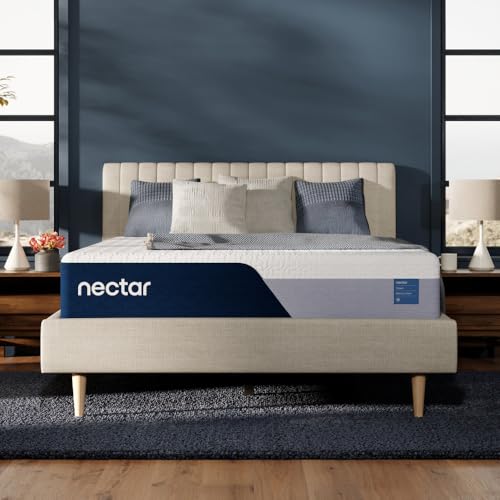 Nectar Classic 25cm King Mattress - Medium Firm - Contouring Memory Foam - Cooling Top Layer - Back Pain Relief - Mattress in a Box - 365-Night Trial & Forever Warranty