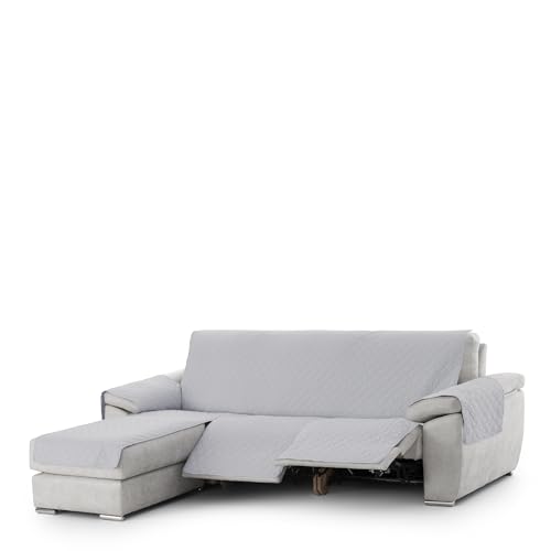 Eysa Bianco Sofa Cover Non-Slip Chaise Longue Relax Left C/06, Front View