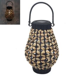 Lesser & Pavey Solar Led Lantern Natural Waterproof Outdoor Lights