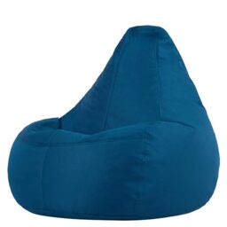 Bean Bag Bazaar Dalton Outdoor Bean Bag Chair, Teal, Garden Chair, Water Resistant Fabric, Gaming Beanbag with Filling Included, Garden Seat, Outdoor Seating