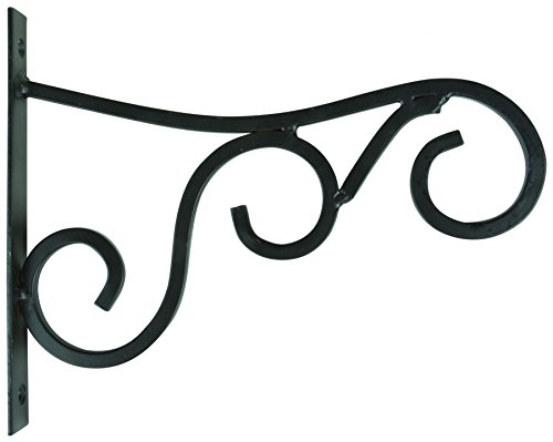 Esschert Design Metal Hanging Basket Hook L, Brown
