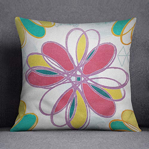 Bonamaison Decorative Cushion Cover, Throw Pillow Case, Size: 45X45 Cm - Designed and Manufactured in Turkey