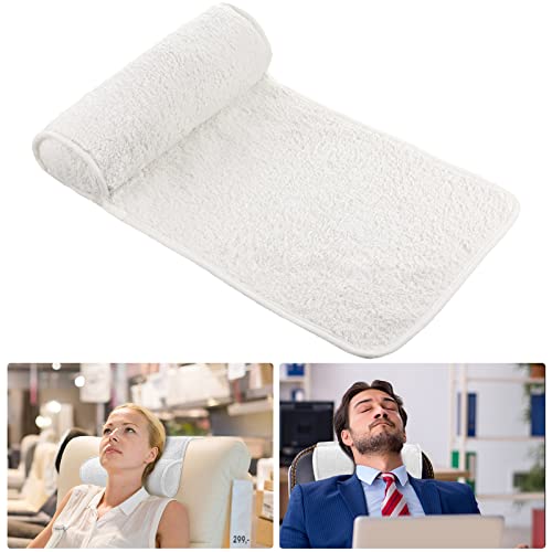 Weysat Neck Pillow for Recliner Head Pillow Adjustable Plush Pillow Neck Roll Non Slip Fleece Couch Neck Head Support Pillow for Travel Home Recliner Sofa Armchair (Beige)