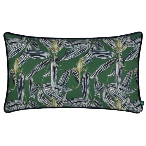 Wylder Tropics Ebon Wilds Nkiru Cushion Cover,Green,30 x 50cm