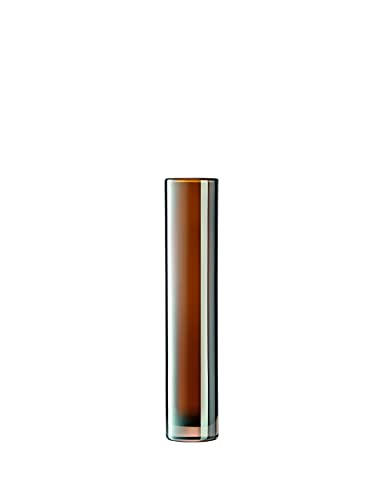LSA International Epoque Vase H30cm Amber/Lustre - 1 unit - Handmade Glass - EQ16, Amber/Orange, One Size