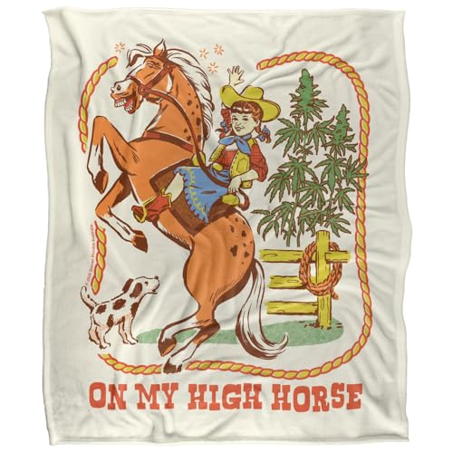 Steven Rhodes On My High Horse Silky Touch Super Soft Throw Blanket 152 X 127 Cm