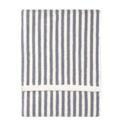 Yard Hebden Striped Cotton Terry Hand Towel (Mineral Blue, 50 x 100 cm)