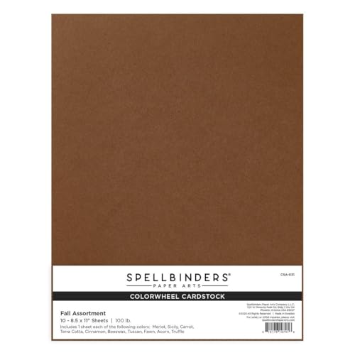 A4 Fall Assortment ColorWheel Cardstock - 10 Sheets