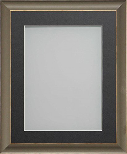 Frame Company Darcy Elephant Grey Picture Photo Frames with Grey Mount, 8x6 for 5x3 *Choice of Colours* Fitted with Real Glass