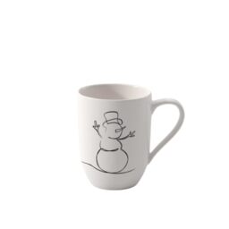 Villeroy & Boch ??? Statement Lines Mug Xmas, 280 ml, Premium Porcelain, White