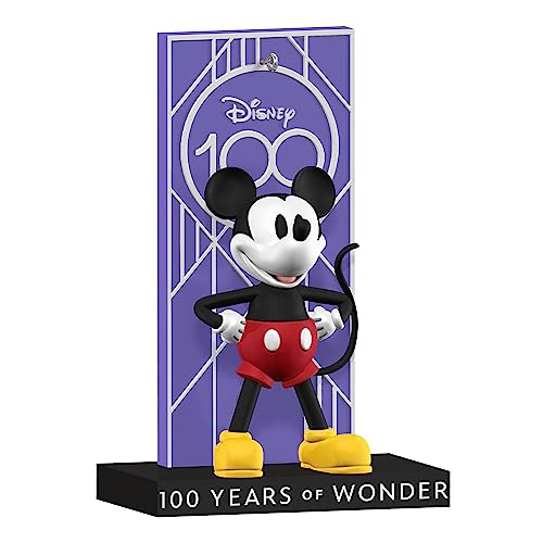 Hallmark Keepsake Christmas Ornament 2023, Disney 100 Years of Wonder Mickey Mouse, Gifts for Disney Fans