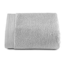 RIZO Top Towel – Set of 1 Shower Towel – Large Shower Towel – Bath Towels – 100% Combed Cotton – 600 g/m2 – Measure 100 x 150 cm – Silver Grey