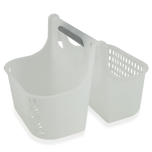 Galileo Casa 2196080 Bathroom Storage Basket, White, No