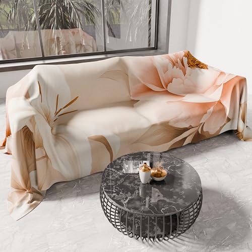 PETTI Artigiani Italiani - Spring Summer Single Bedspread Lightweight Single Bed Sheet Bedspread Floral 26 100% Made in Italy