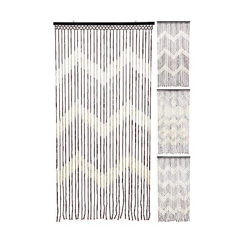 NO DISPONIBLE 75916 Bamboo Curtain for Doors, 90 x 180 cm, Assorted Models, Neutral, 90 x 180 cm