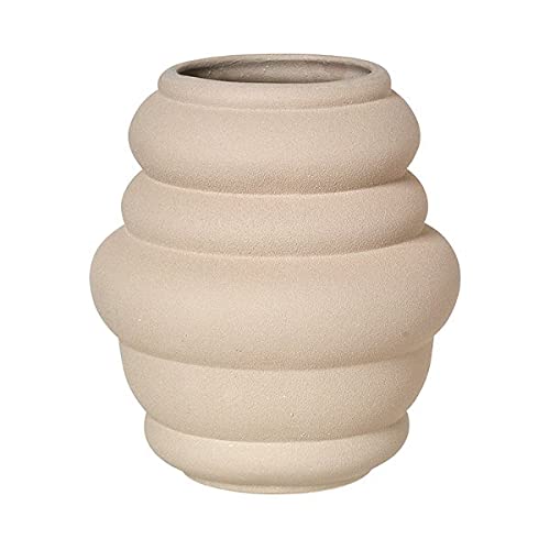 Broste Copenhagen Ursula 14560030 Stoneware Planter 17.6 x 20 cm Taupe