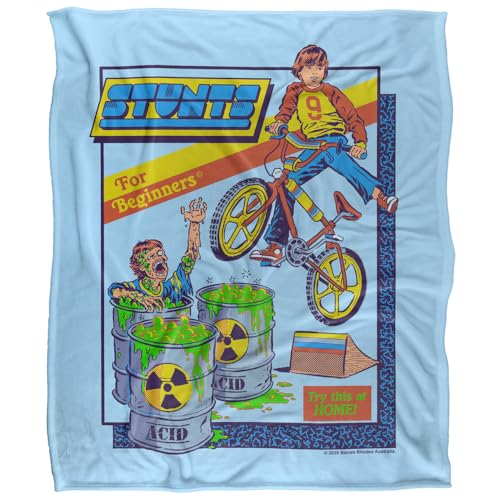 Steven Rhodes Stunts For Beginners Silky Touch Super Soft Throw Blanket 152 X 127 Cm