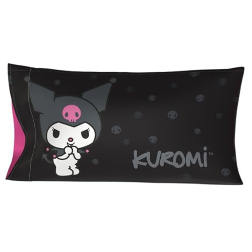 Franco Collectibles Hello Kitty & Friends My Melody & Kuromi Beauty Silky Satin King Size Pillowcase Cover 20x36 for Hair and Skin, (Officially Licensed Product)
