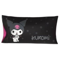 Franco Collectibles Hello Kitty & Friends My Melody & Kuromi Beauty Silky Satin King Size Pillowcase Cover 20x36 for Hair and Skin, (Officially Licensed Product)