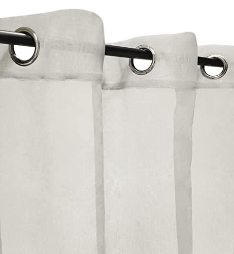 Atout Ciel Eyelet Curtains 140 x 240 cm Beige