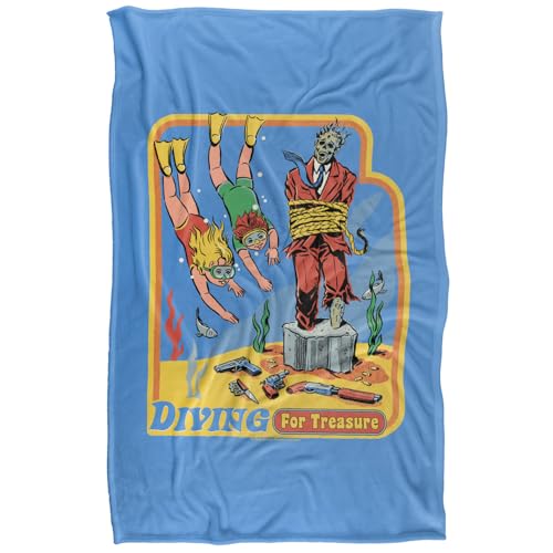 Steven Rhodes Diving For Treasure Silky Touch Super Soft Throw Blanket 91 X 147 Cm