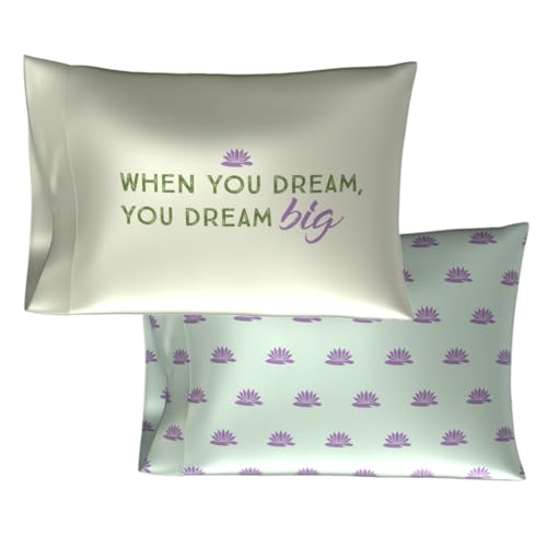 Disney Princess Tiana Beauty Silky Satin Standard 2 Pack Pillowcase Cover Set 20x30 for Hair and Skin, (Officially Licensed Product) by Franco Collectibles